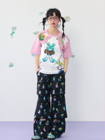 Multi Layer Patchwork Removable Summer Casual Pants【s0000009537】