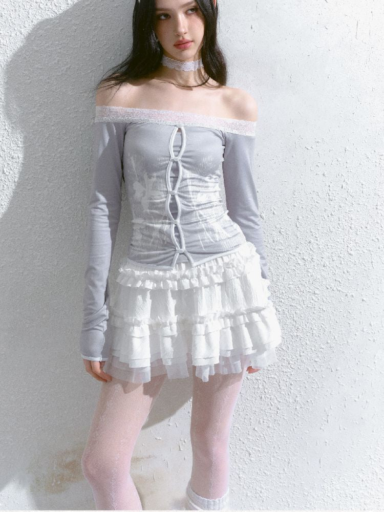 One Shoulder T-Shirt【s0000012134】