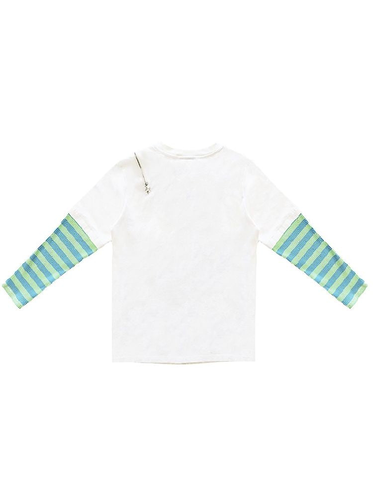 Fake Two Piece Long Sleeve T-Shirt [s0000005727]