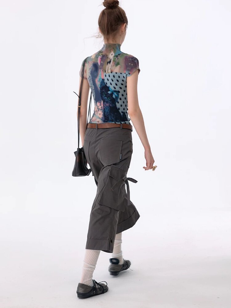High-Waist Slimming Flared Pants【s0000017669】