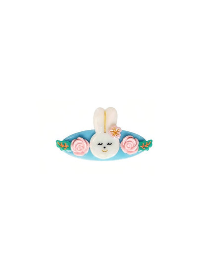 Summer Flower Bunny Hair Clip Comb【s0000017938】