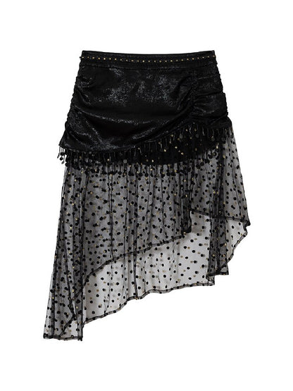 French Palace Satin Mermaid Skirt【s0000017238】