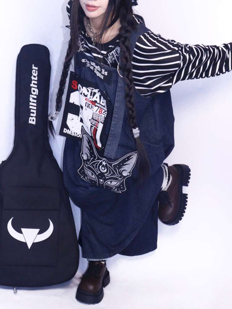 Vintage Loose Denim Maxi Skirt【s0000014624】