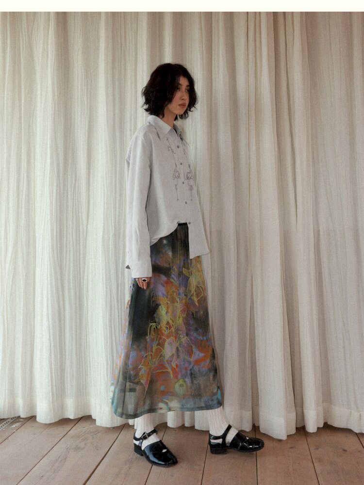 Dance Of Dawn Lily Orchid Skirt【s0000015454】