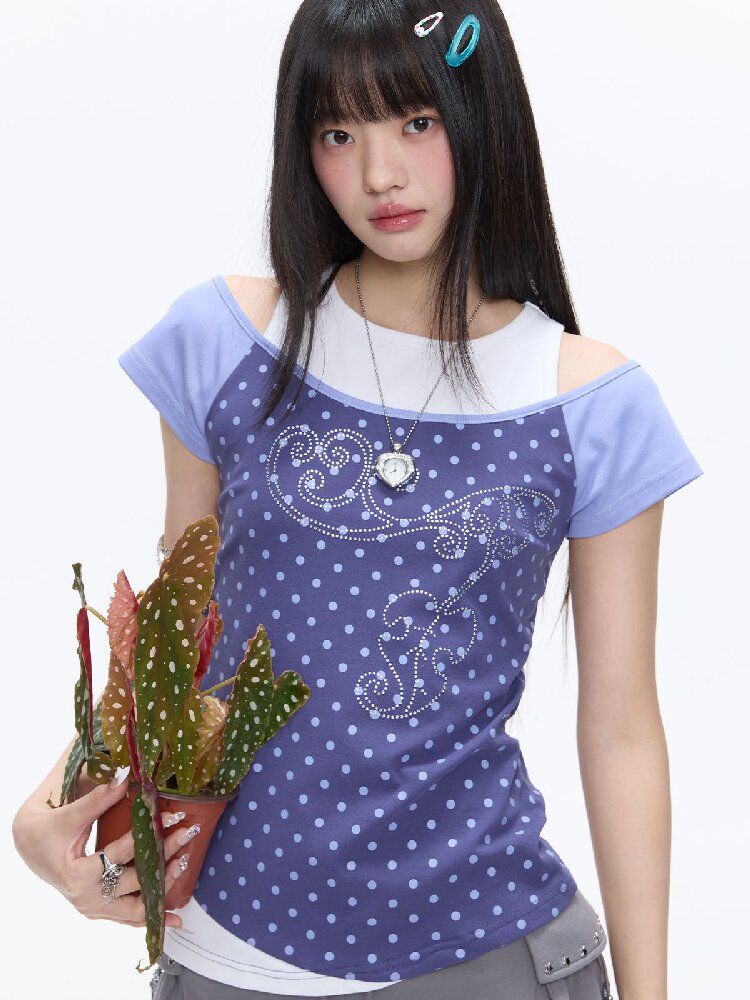 Asian Short Sleeve Two Piece T-Shirt【s0000016404】