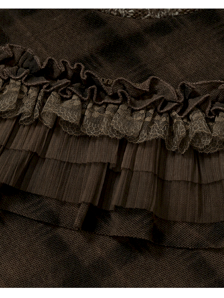 Vintage Punk Scarf Wool Knit Layer【s0000014923】