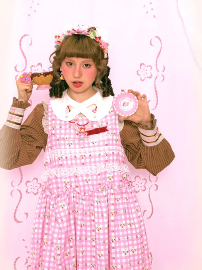 Bunny Sweet Lace Loose Tank Dress【s0000014163】