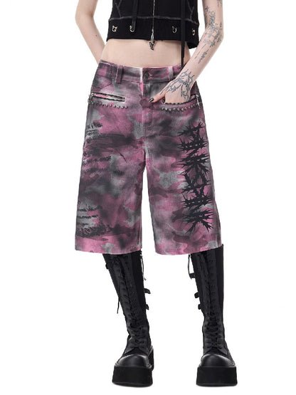 Riveted Coating Camo Wasteland Jeans【s0000017722】