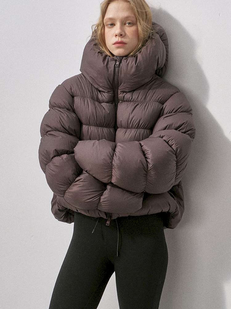 Velvet White Duck Down Jacket【s0000015219】
