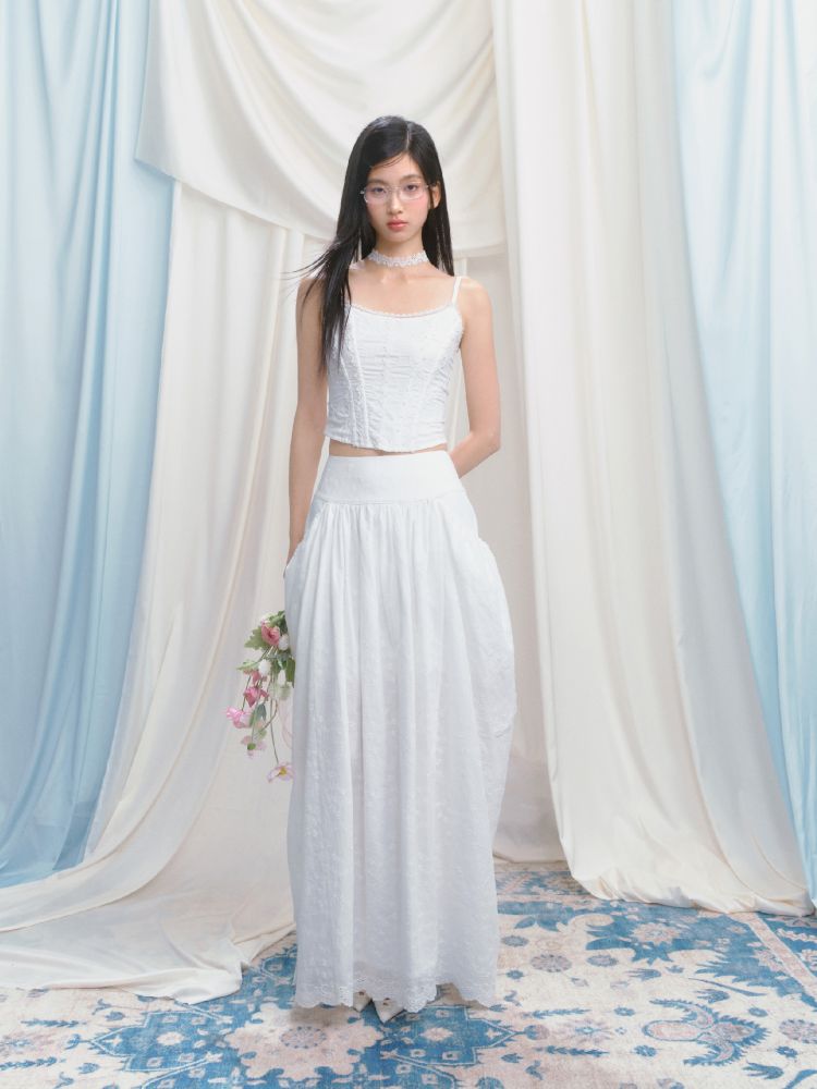 High-Waisted Half-Length Skirt【s0000012154】