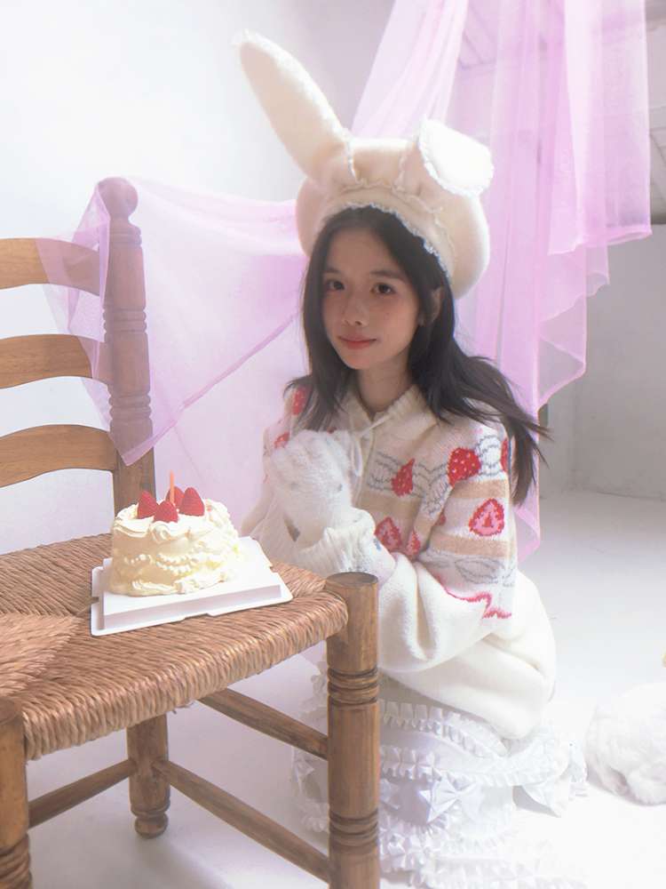 Mohair Knit Cardigan Jacket【s0000014533】