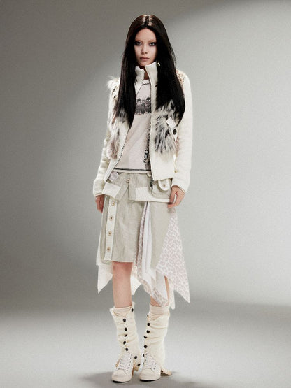 Leather Halter Long Skirt【s0000011253】