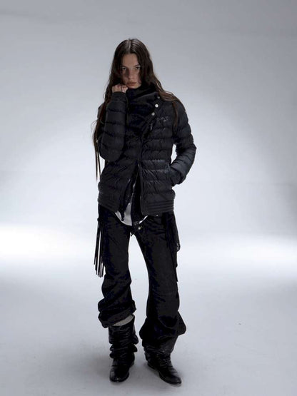 Original Pile Collar Slim Short Down Jacket【s0000014710】