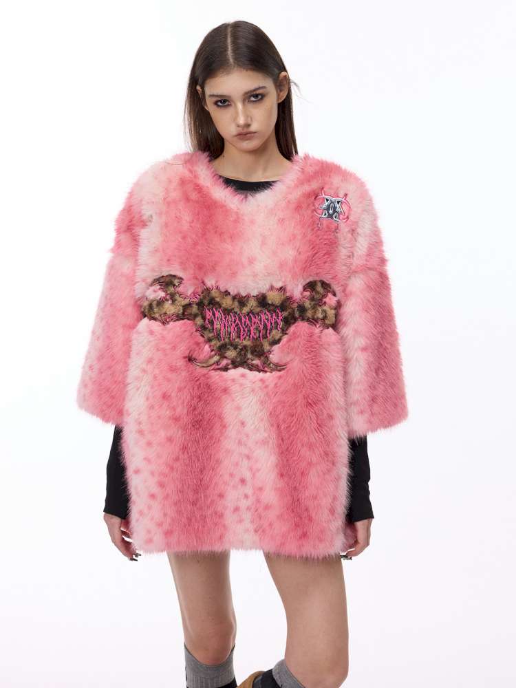 Thorn Leopard Embroidered Fur【s0000015128】