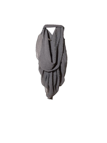 Modern Sculptural Pleated Vest【s0000016864】