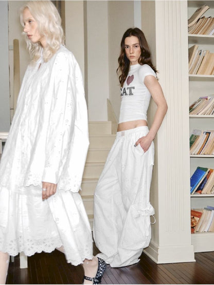 Wide Leg Work Pants【s0000011595】