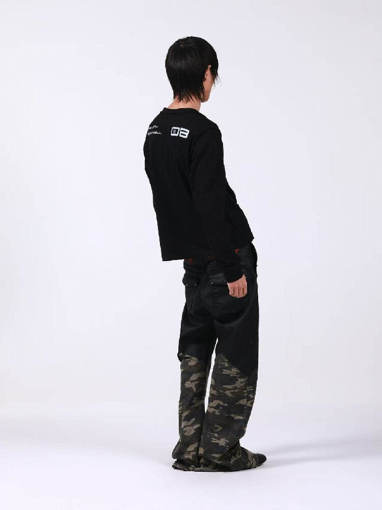 Slogan Cotton Linen Long Sleeves【s0000018193】