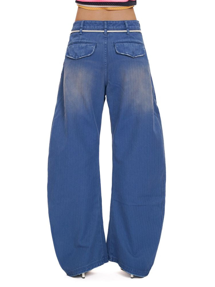 Washed Machete Wide Leg Pants【s0000012524】