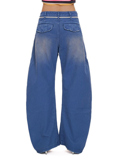 Washed Machete Wide Leg Pants【s0000012524】