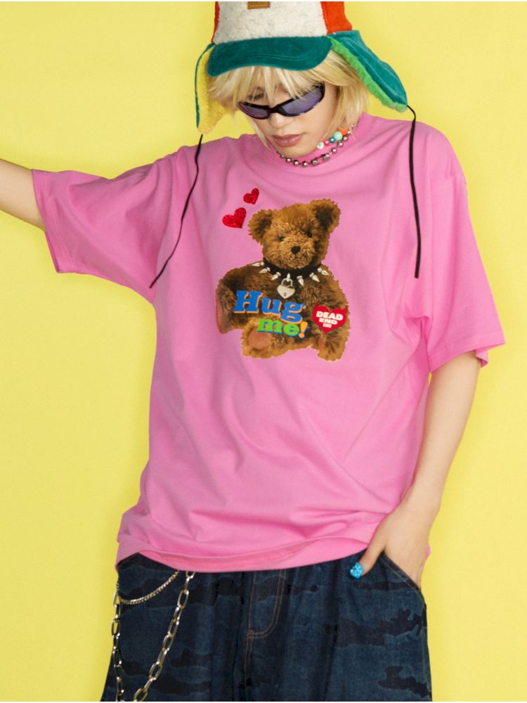 Dopamine Street Hip Hop Loose T-Shirt【s0000012459】