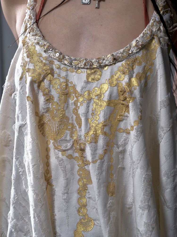 Ribbon Lazy Irregular Loose Halter Top【s0000012787】