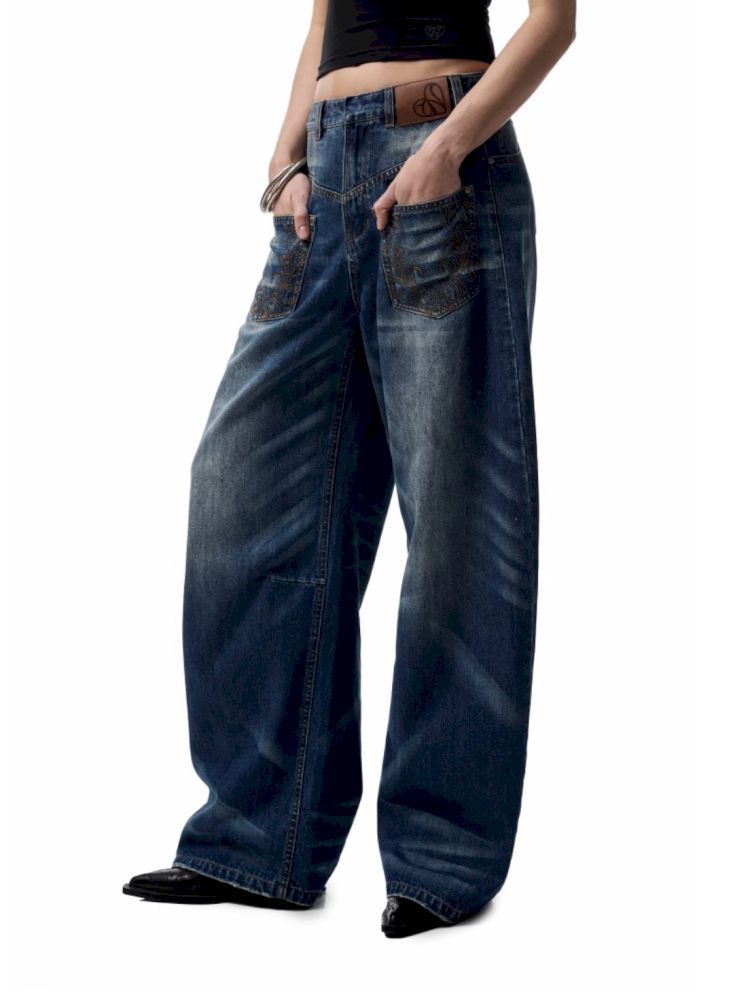 Aged Washed Machete Jeans【s0000012392】