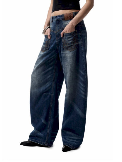 Aged Washed Machete Jeans【s0000012392】