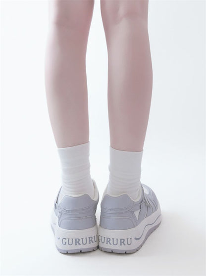 Lace-up thick-soled sneakers【s0000012963】