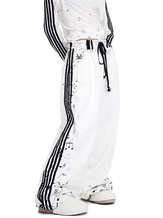 Sheet music notes Printed sweatpants【s0000014099】