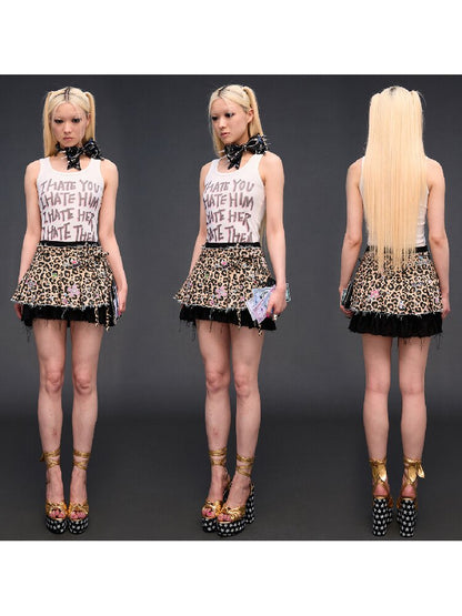 Hate Printed Vest【s0000017291】
