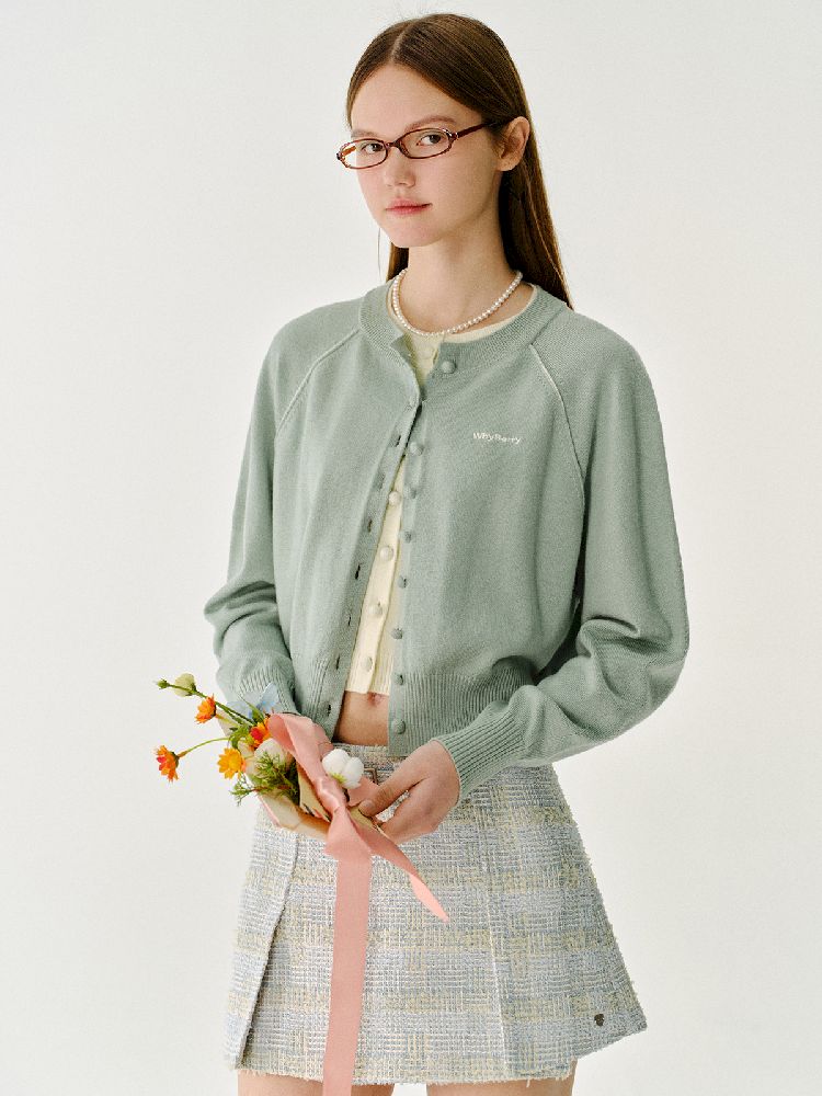 Short Solid Color Knit Sweater【s0000011966】