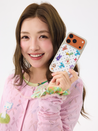 Cute Polka Dot Magnetic Phone Case【s0000016187】