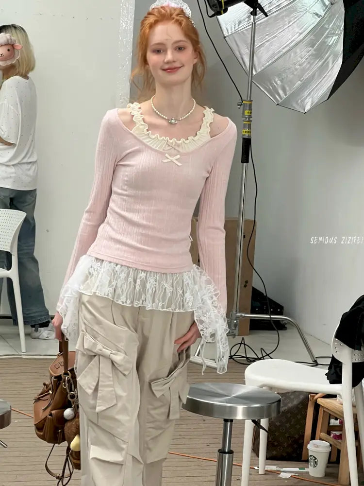 American-Style Knit Top【s0000014351】