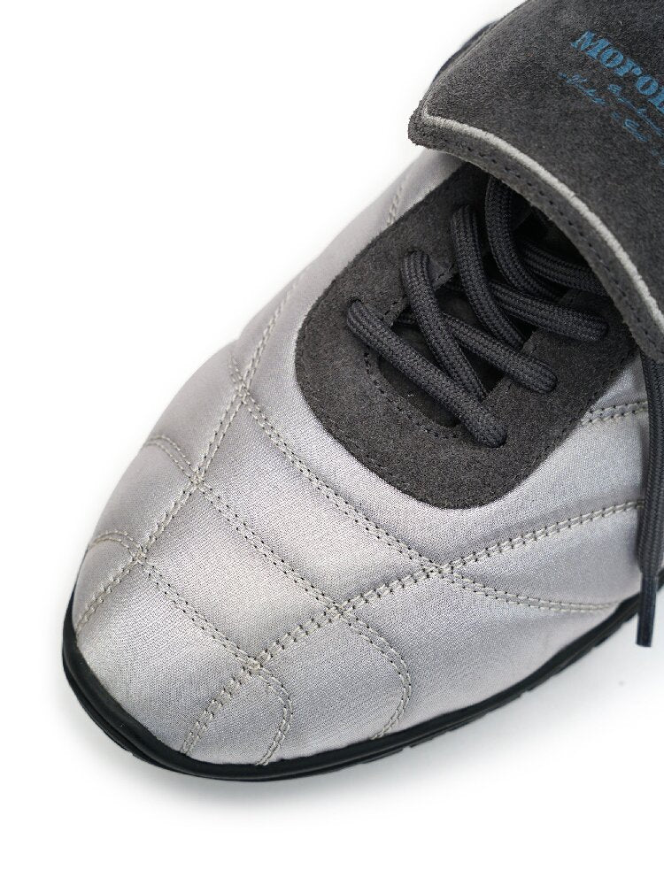 Stretch Satin Panelled Trainers【s0000016127】
