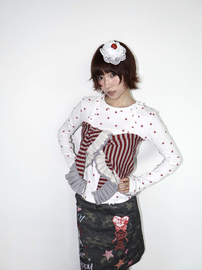 Knitted Lace Multi Wear Skirt【s0000018662】