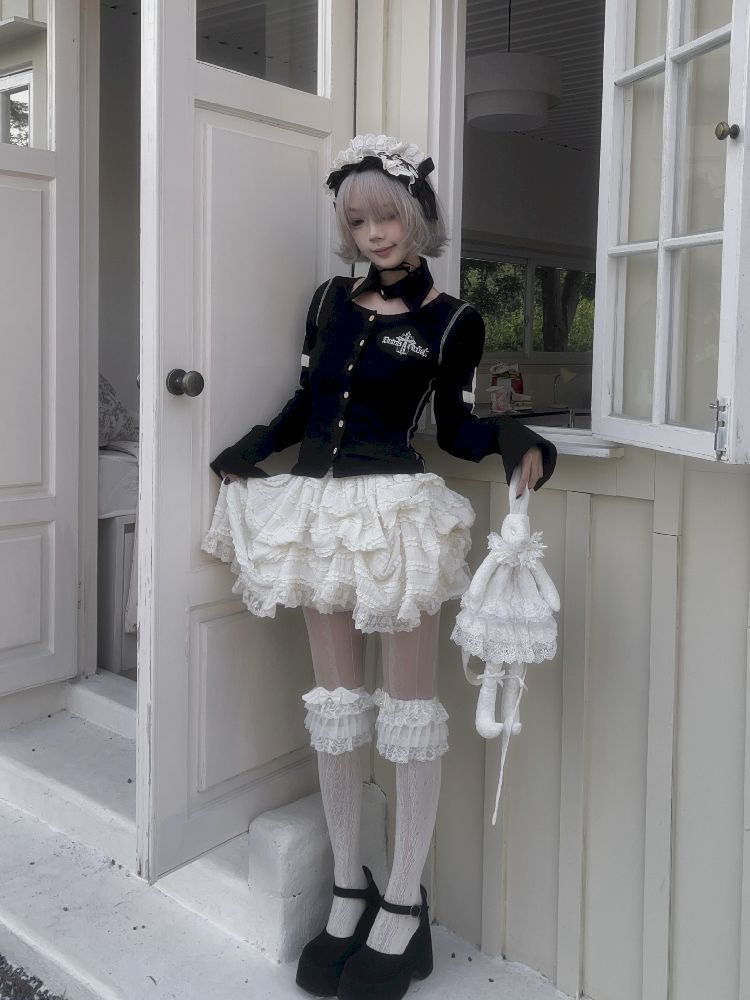 Cinching Short Cardigan T-Shir【s0000011343】