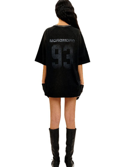 College Distressed T-Shirt Top【s0000016435】