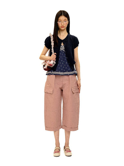 Breathable Lace Knit Top Skirt Set【s0000017442】