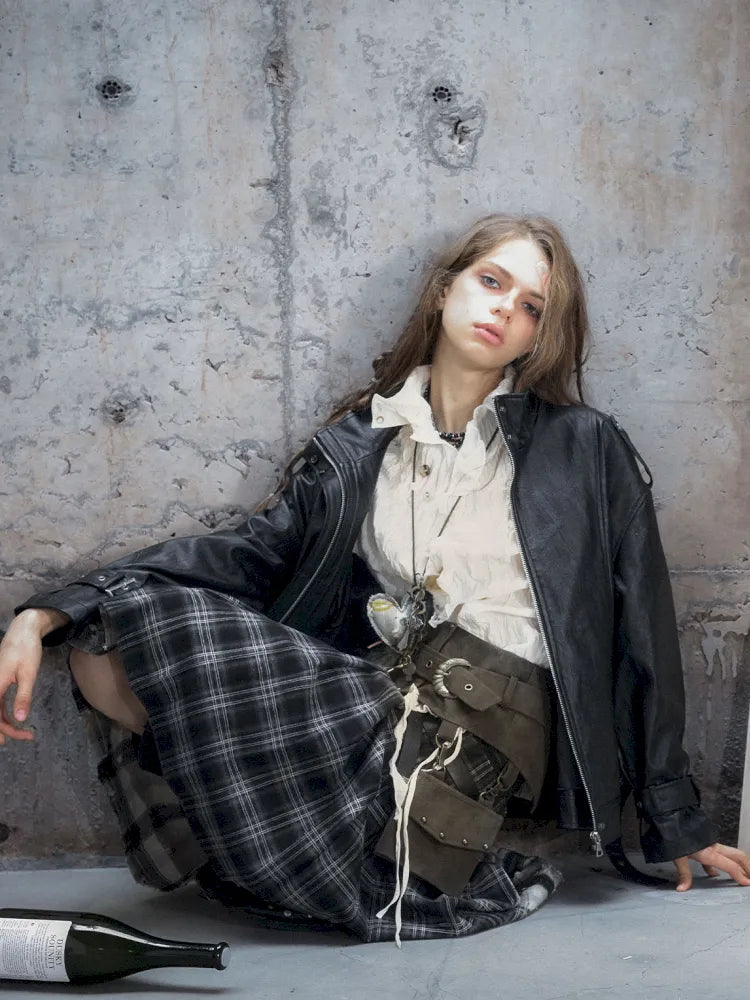 Patchwork Fringe Pocket Waist Belt【s0000013964】