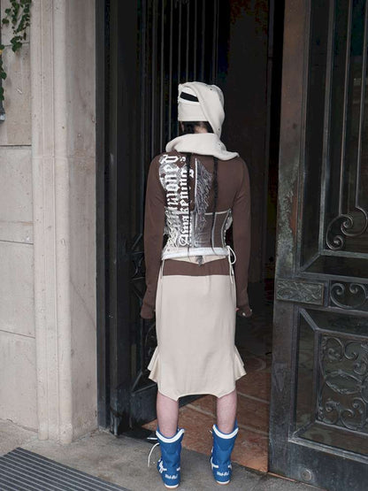Printed Bondage Transforming Dress【s0000015143】