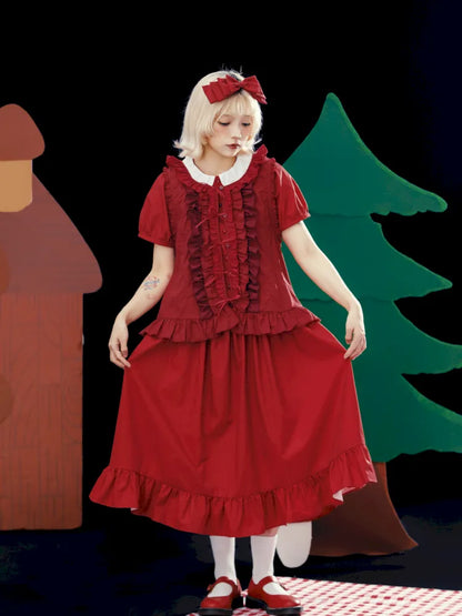 Embroidered Floral Headpiece Vest【s0000013934】