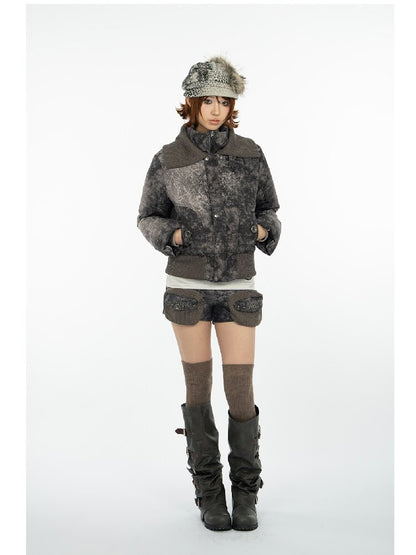 Mysterious Pattern Down Jacket【s0000018079】