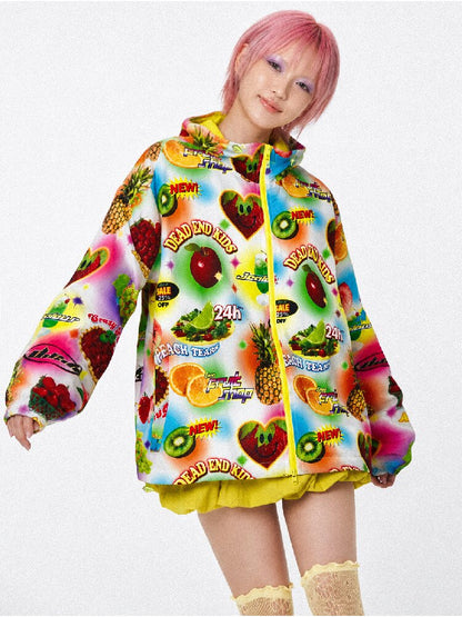 Teflon Colorful Fruit Sports Jacket【s0000017852】
