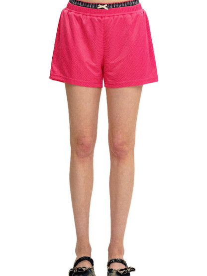 Fake Two-Piece Mesh Shorts Pants【s0000017421】