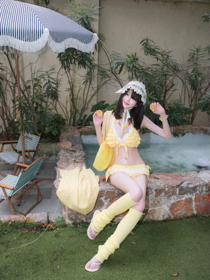 Heart-Shaped Polka Dot Bikini【s0000017521】