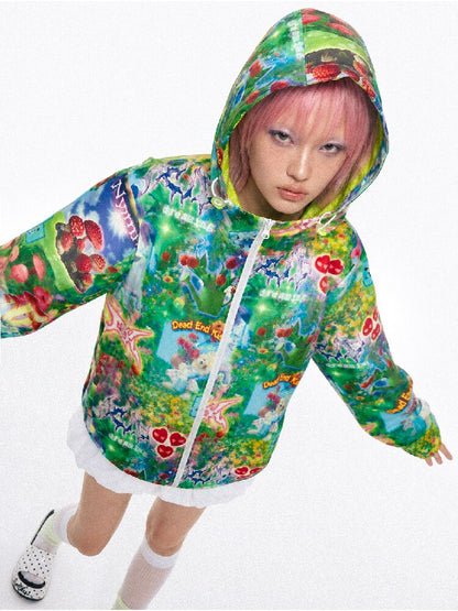 Teflon Dream Forest Print Jacket【s0000017850】