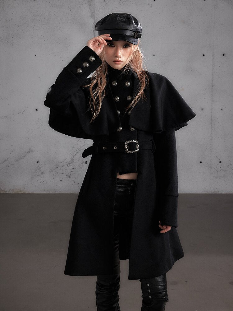 Modern Court Heiress Wool Cape Jacket【s0000019150】