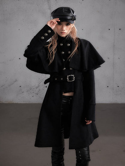 Modern Court Heiress Wool Cape Jacket【s0000019150】
