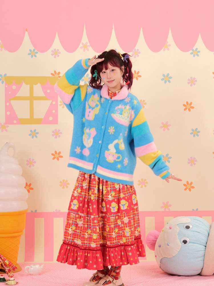 Showa Sweets House Mink Knit Cardigan【s0000015166】
