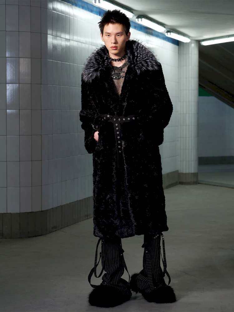 Eco Friendly Fur Panelled Coat【s0000014645】